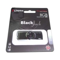 Memoria USB de 8 Gb Black Jack marca KINGSTON codigo 00